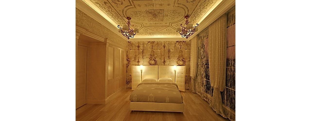 Дизайн спальня  в классическом стиле