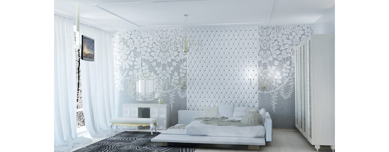 Дизайн спальня в классическом стиле
