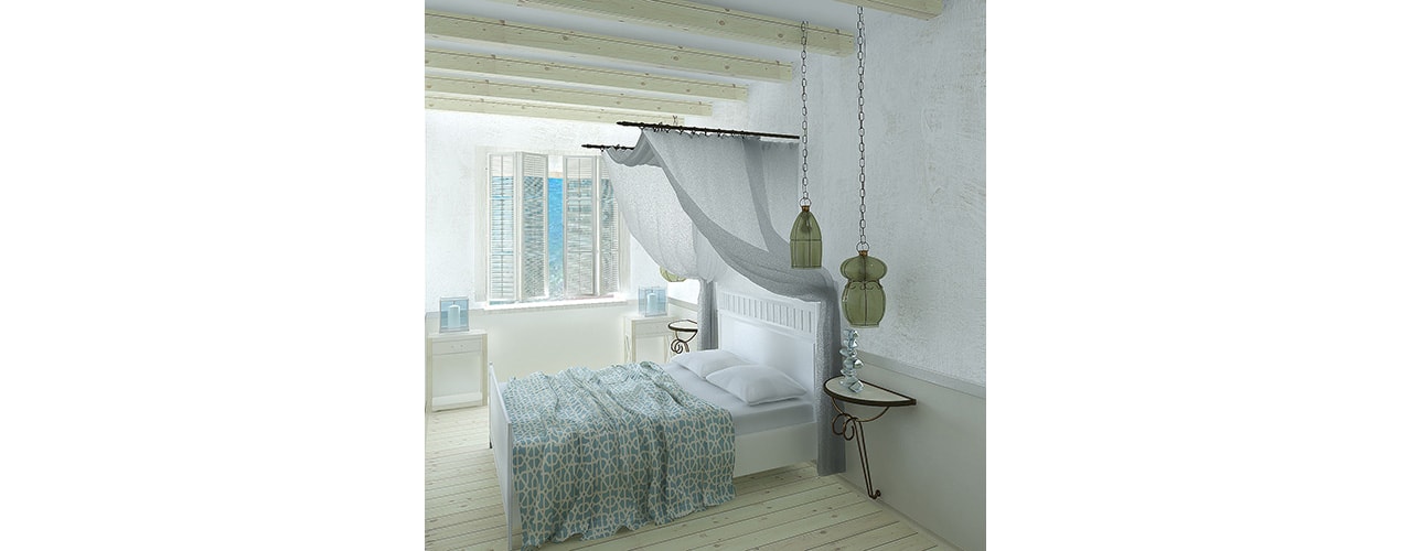 Дизайн спальня в морском стиле